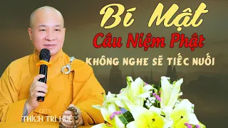 Bí Mật Câu Niệm Phật Không Phải Ai Cũng Biết - cực hay. Chùa Pháp Tạng Thích Trí Huệ