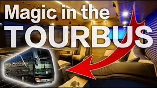 Digital Magic in a rock stars tour bus