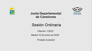 Sesión Ordinaria - Citación 1/2023 - Martes 10 de enero de 2023