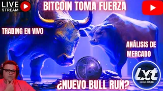 Análisis de Bitcoin//criptomonedas//Trading en vivo