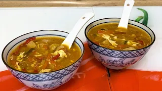 Chinesische scharf-süß-saure Suppe wie im Asia Restaurant