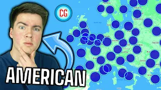 American Tries To Cover Europe By Naming Cities (HugeQuiz)