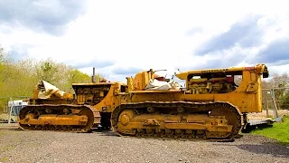 Tow Starting Caterpillar D8 Bulldozer