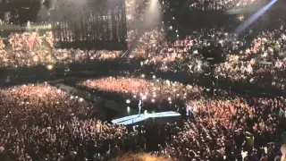 Entrée de U2 à Bercy. - Concert du 6 décembre 2015