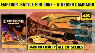 Emperor: Battle For Dune 4K - Atreides Campaign - Hard Difficulty - No Commantary Longplay