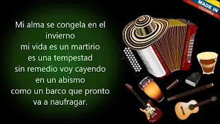 Tristeza - Los inquietos del vallenato (Letra) 1080p Full Hd