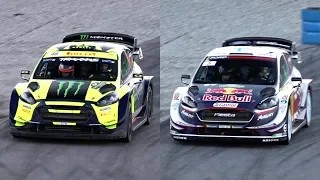 Valentino Rossi Vs. Teemu Suninen - 2018 Monza Rally Show - Ford Fiesta WRC Plus