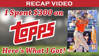 I spent $300 on 2020 Topps Series 1 Baseball - Here's What I Got (Recap)