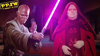 What If Darth Sidious KILLED Mace Windu Before Anakin Arrived