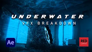 VFX Breakdown Underwater - Aquaman Style |  After Effect, Trapcode Particular, Element 3D