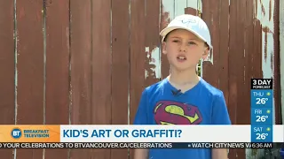 Kid's Art Or Graffiti?