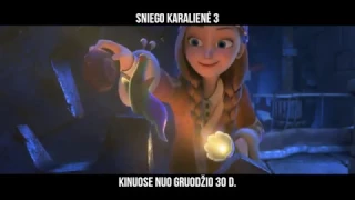 SNIEGO KARALIENĖ 3 - nuotykiai animaciniame filme šeimai nuo Gruodžio 30 dienos