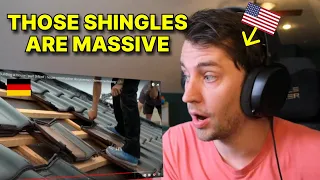 American reacts to how GERMAN HOUSES are made! PART 2 (the roof)