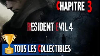 OÙ TROUVER TOUS LES COLLECTIBLES DU CHAPITRE 3 / TRÉSORS / ARMES / REQUÊTES - RESIDENT EVIL 4 REMAKE