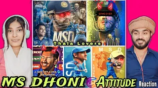 Ms Dhoni Attitude Reaction 😎  | Thala Lovers | Captain Cool ft.Mahi Bhai Attitude Reels