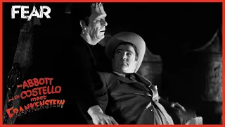 Wilbur Sits on Frankenstein's Monster | Abbott & Costello Meet Frankenstein | Fear