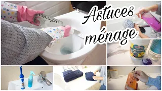 ASTUCES MÉNAGE ET ORGANISATION À CONNAÎTRE ABSOLUMENT | CLEANING HACKS