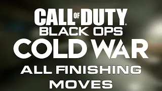 Call Of Duty Black Ops Cold War - All Campaign Takedown Animations (Updated)