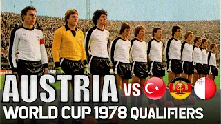 AUSTRIA World Cup 1978 Qualification All Matches Highlights | Road to Argentina