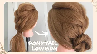 PONYTAIL HAIRSTYLES! Easy updo   新娘髮型 No.28