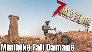 7 Days to Die - Minibike Fall Damage