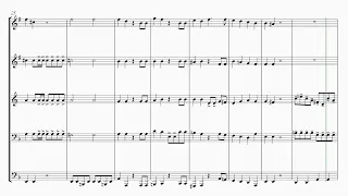 Dies Irae - aus Requiem KV 626 - Wolfgang Amadeus Mozart - Blechbläserquintett - Sheet music
