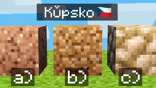 Zgadnij NAZWĘ BLOKU ze 100 JĘZYKÓW w MINECRAFT...