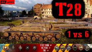 World of Tanks T28 Replay - 8 Kills 5.1K DMG(Patch 1.6.1)