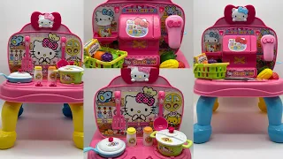 30 minutes Satisfying with Unboxing Hello Kitty Reversible Kitchen and Grocery (Big 2 in 1 Set) ASMR