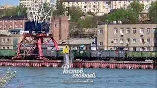 Ростовский порт загрязняет Дон 2.5.2019 Ростов-на-Дону Главный