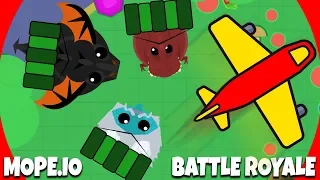 NOVO MODO BATTLE ROYALE - Mope.io