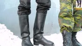 Кирзачи и берчики / Soviet armyboots