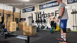 Aymeric oberdorff - Quarterfinal CrossFit games 2022 - wod 5