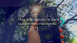 How does Deutsche Bank support First-time Managers?