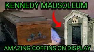 AMAZING COFFINS ON DISPLAY | KENNEDY MAUSOLEUM