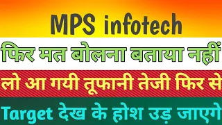 mps infotecnics ltd share latest news l visesh infotech latest news l penny stocks 2022