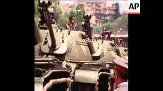 SYND 6 6 71 FRANCO ATTENDS SPAIN VICTORY DAY PARADE IN MADRID