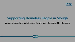 Webinar 2: Homelessness and rough sleeping