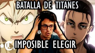 BATALLA DE TITANES - MÚSICO REACCIONA A BLACK CLOVER OPENING 10 VS SHINGEKI NO KYOJIN OPENING 7