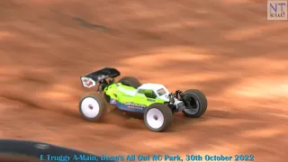 E Truggy A Main at Dean's All Out RC Park on the 30th October 2022. (Part 2)