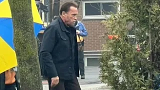 Arnold Schwarzenegger spotted filming in small Ontario town