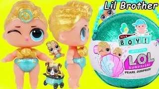 Big Luxe Gets New Lil Brother LOL Surprise Dolls Boy + Custom Lil Punk Boi Unicorn