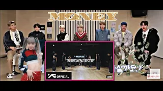 BTS reaction to Lisa "money" Dance practice #armyblinkmade ep-52