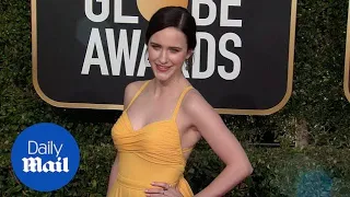 Rachel Brosnahan marvelous in yellow at the 2019 Golden Globes