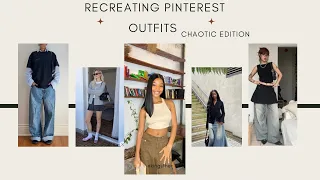 Recreating trendy Pinterest outfits(with the clothes I already own)