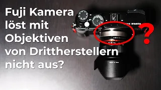 Fujifilm Kamera löst mit manuellem Objektiv von Dritthersteller oder Vintage-Objektiv nicht aus?