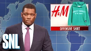 Weekend Update on H&M's "Monkey" Hoodie - SNL