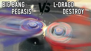 METAL DRAGON HEADS VS METAL WINGS! L-Drago Destroy F:S vs Big Bang Pegasis F:D | Beyblade Battle