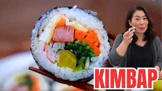 Kimbap Recipe: COMPLETE Tutorial On How To Make KimBap [Gimbap Recipe] 맛있는 스팸김밥 만들기