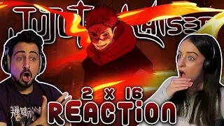 SUKUNA IS INSANE!! 🔥 Jujutsu Kaisen Season 2 Episode 16 REACTION! | 2x16 "Thunderclap"